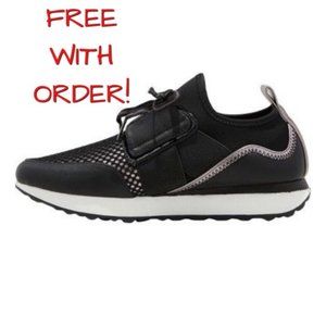 🆕 A New Day Deena black metallic lace up casual…